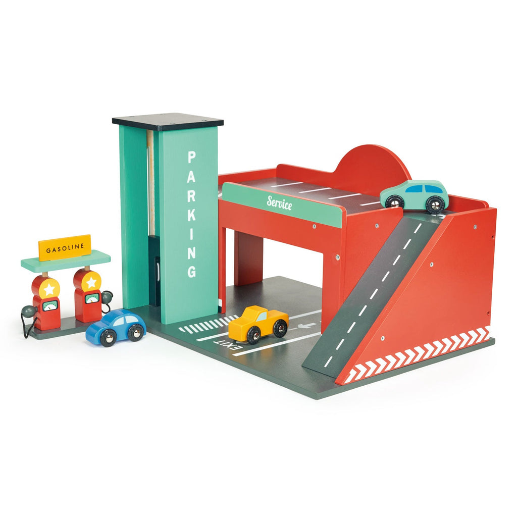 Wooden Play Gas Station
