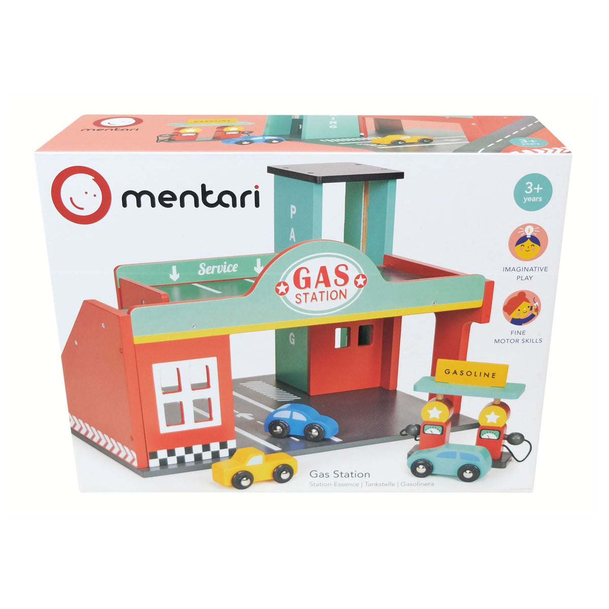 Wooden Play Gas Station