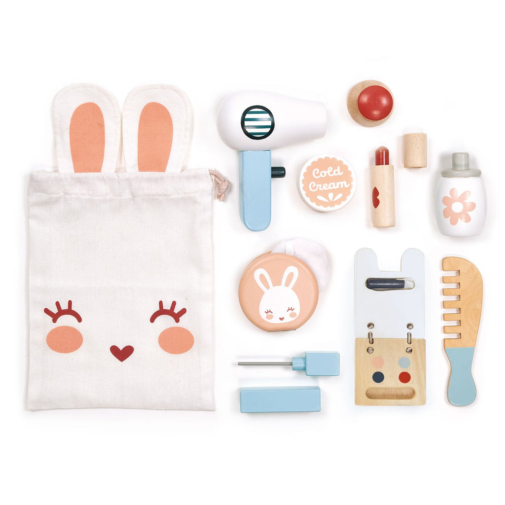 Wooden Bunny Play Make Up Set