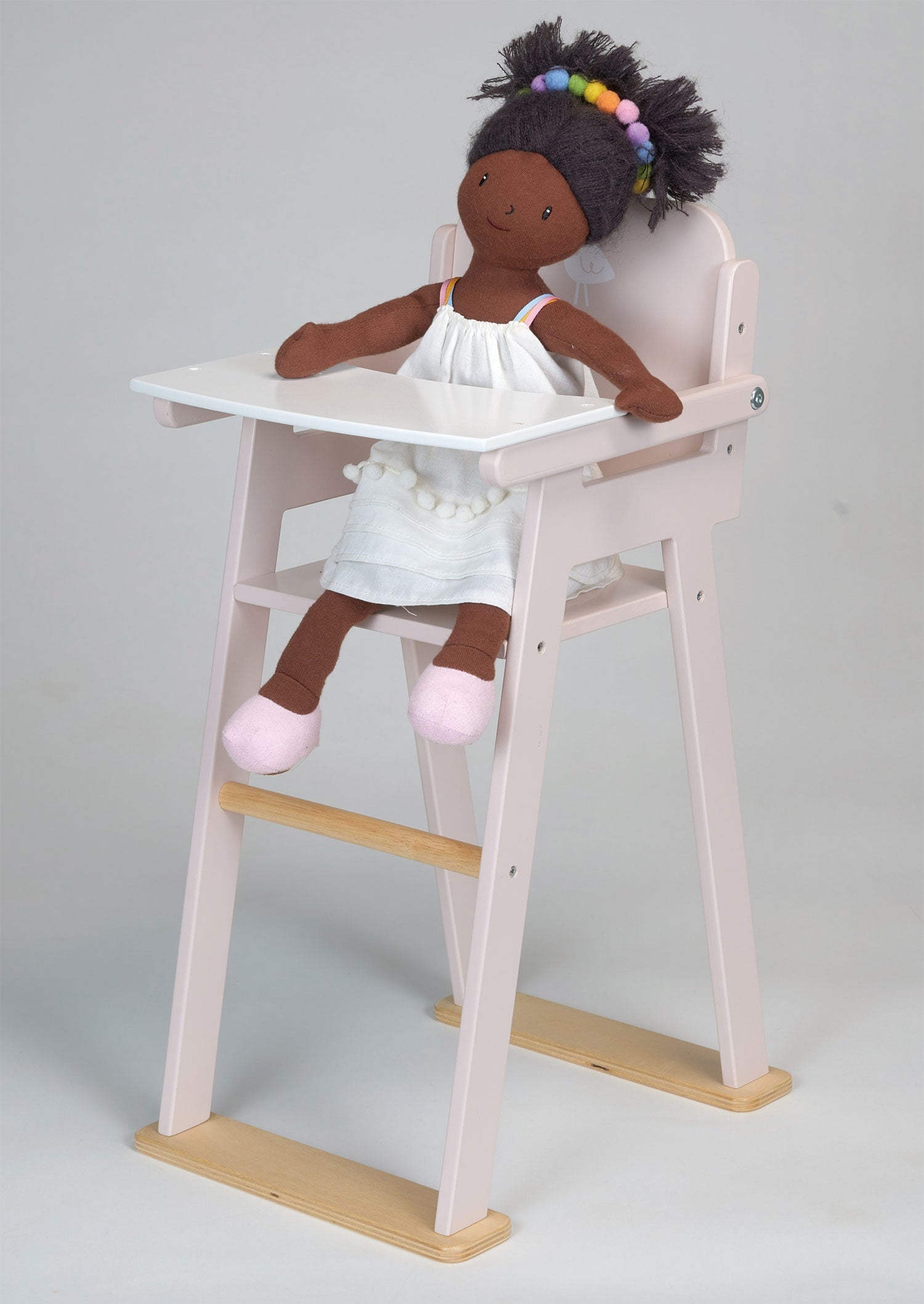 Mentari Wooden Baby Doll High Chair
