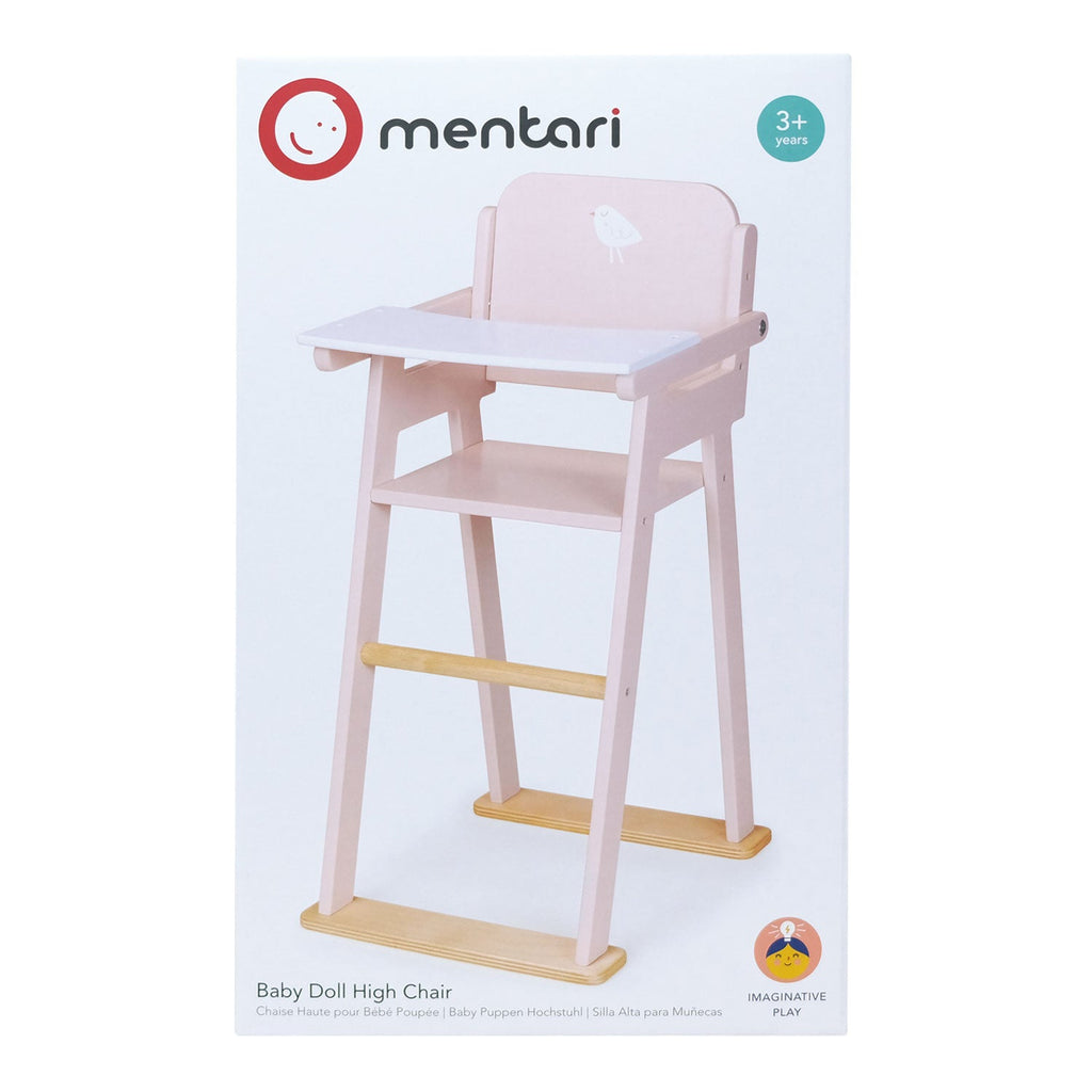 Mentari Wooden Baby Doll High Chair