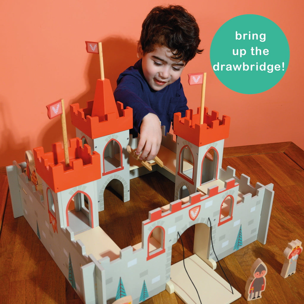 King's Castle Wooden Playset