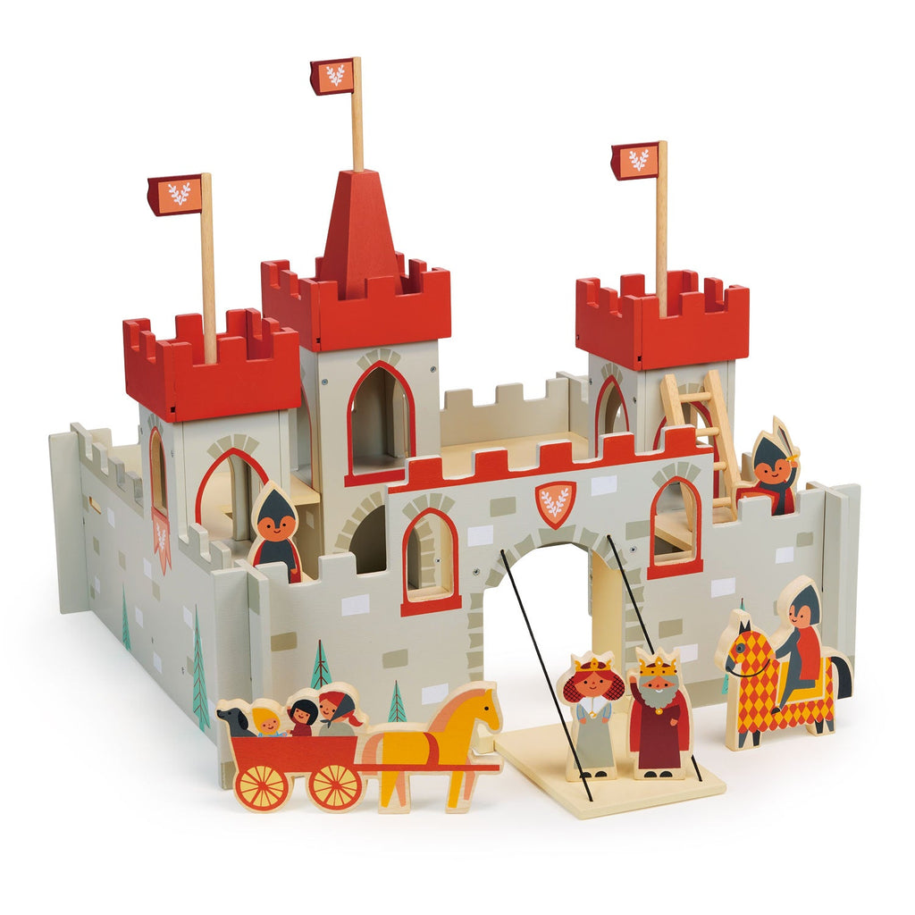 King's Castle Wooden Playset