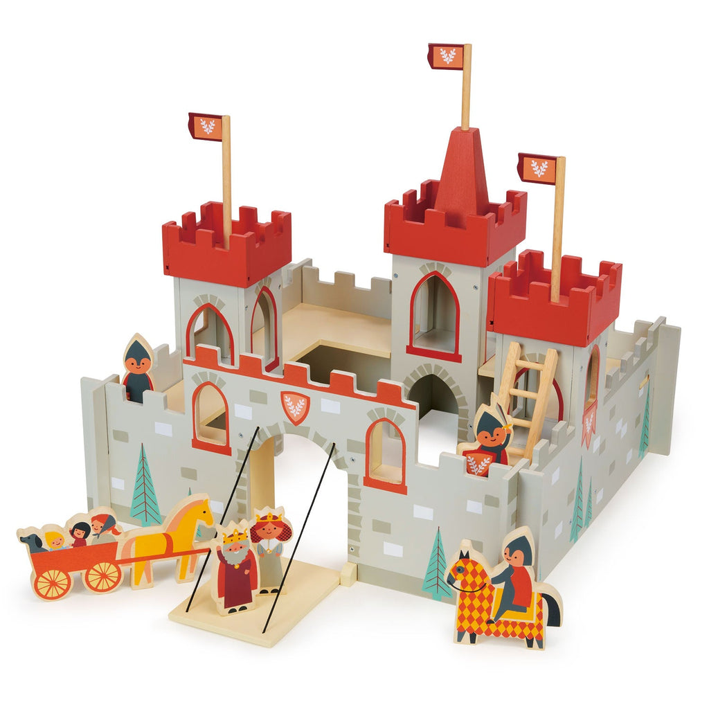 King's Castle Wooden Playset
