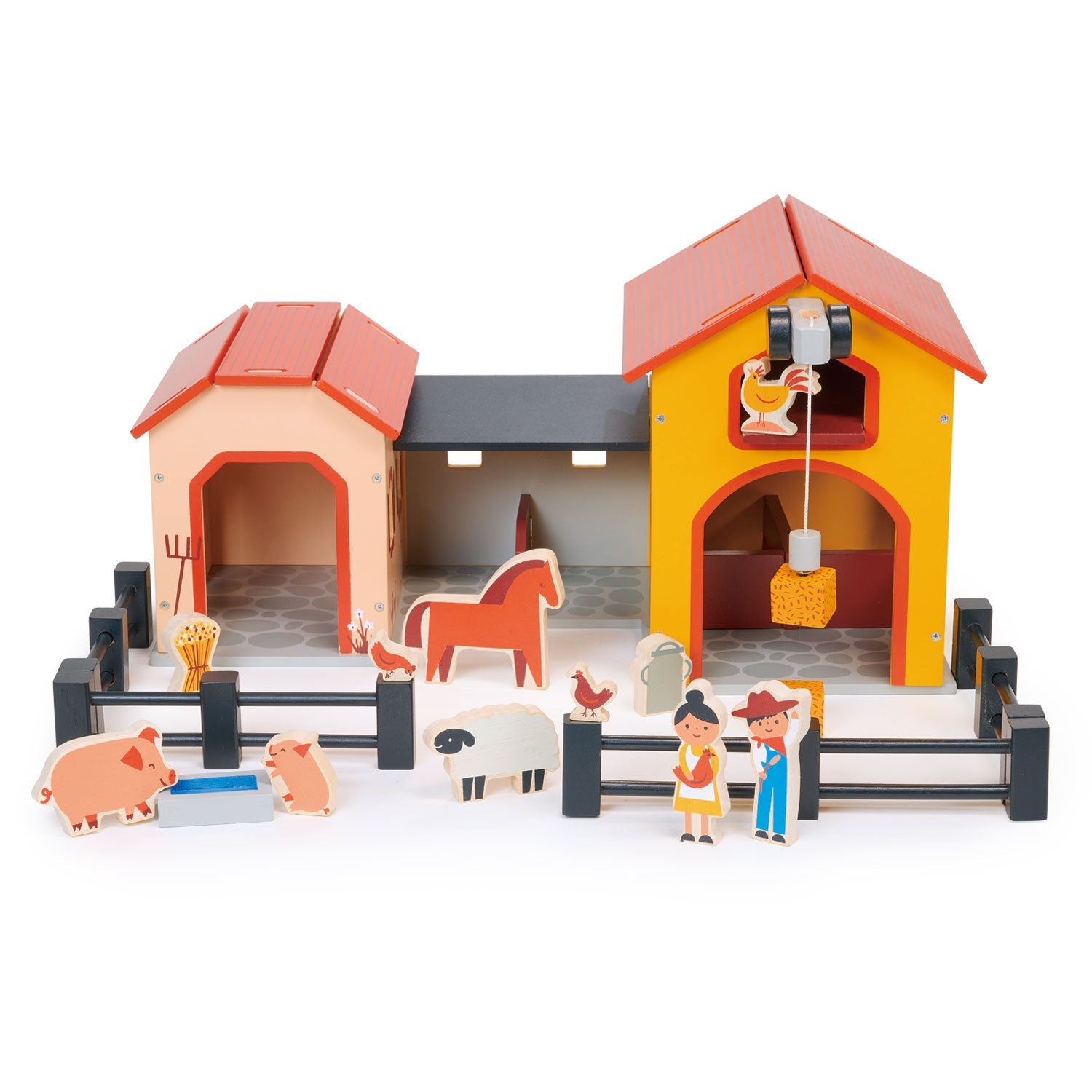 Wooden Billy's Barnyard Playset