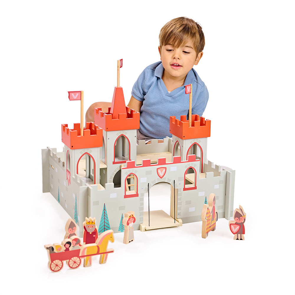 King's Castle Wooden Playset
