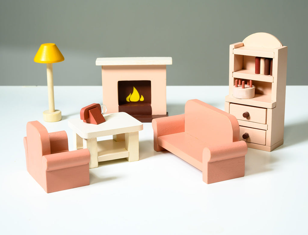 Mentari Wooden Dolls House Furniture Set - Sitting Room