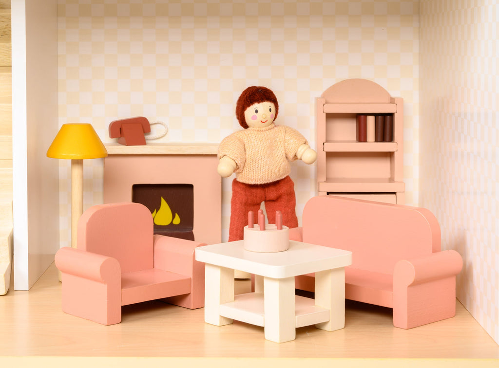 Mentari Wooden Dolls House Furniture Set - Sitting Room