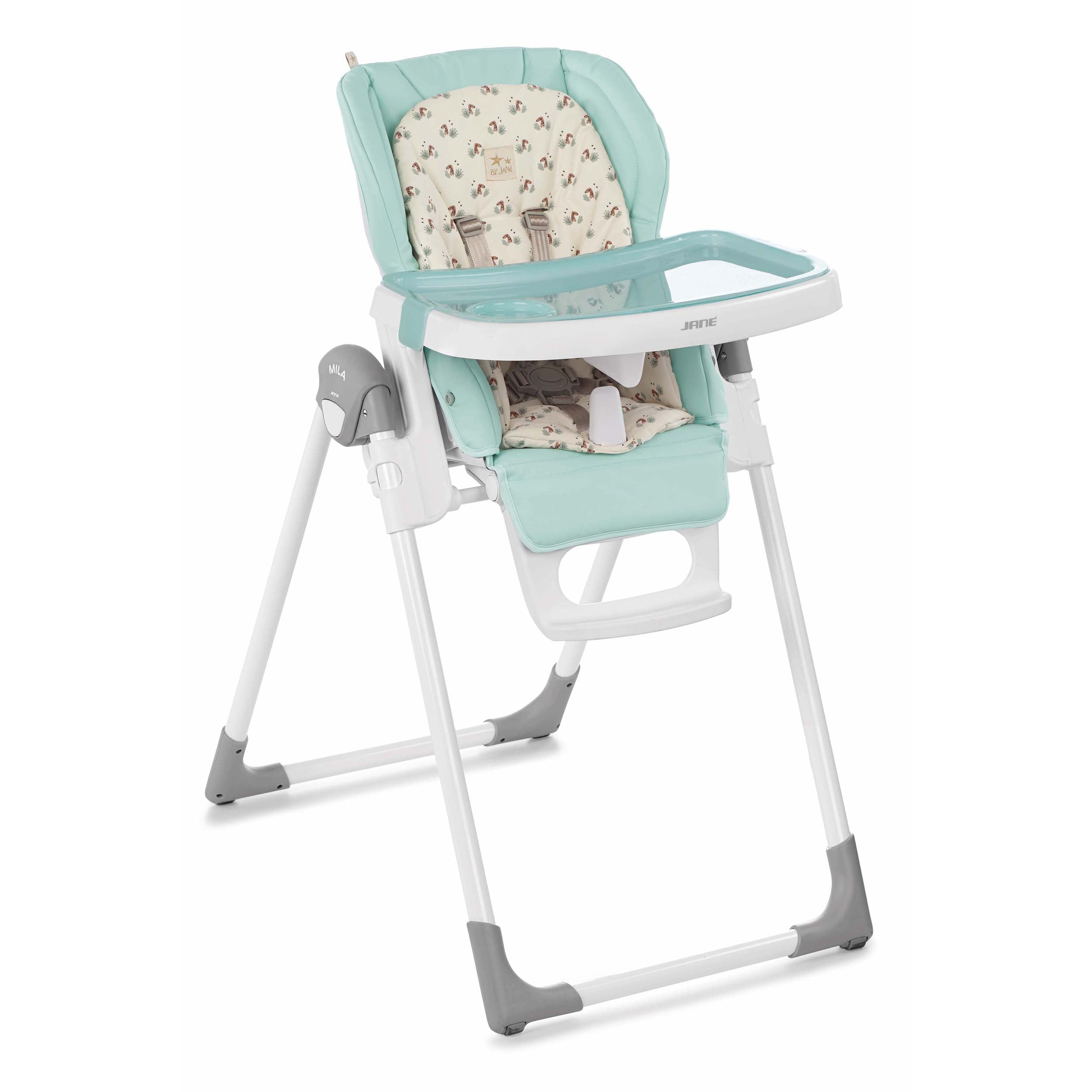 Jane Mila Leatherette Highchair - Forest Green