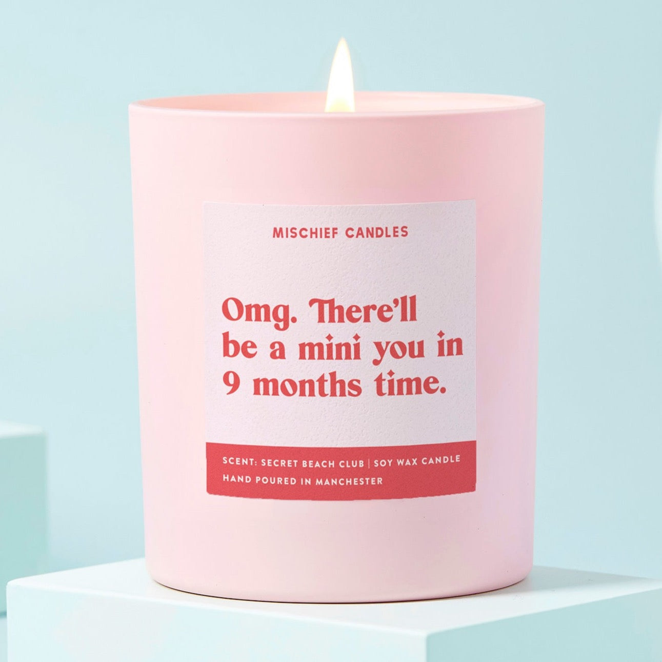 Glass Candle - A Mini You in 9 Months