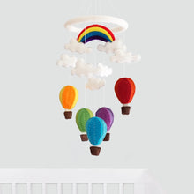 Bundle - Hot Air Balloon Mobile with FREE Dragon Finger Puppet