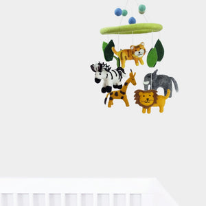 Jungle Jamboree Mobile with FREE Finger Puppet