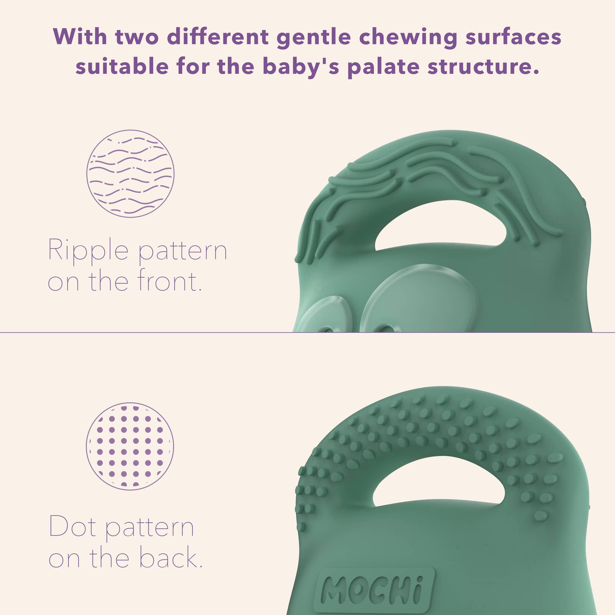 MOCHi Silicone Teething Mitten - Various Colours