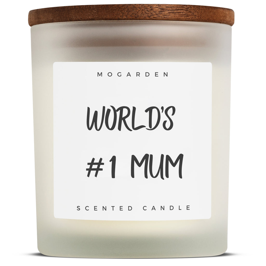 Vanilla Soy Candle - World's #1 Mum