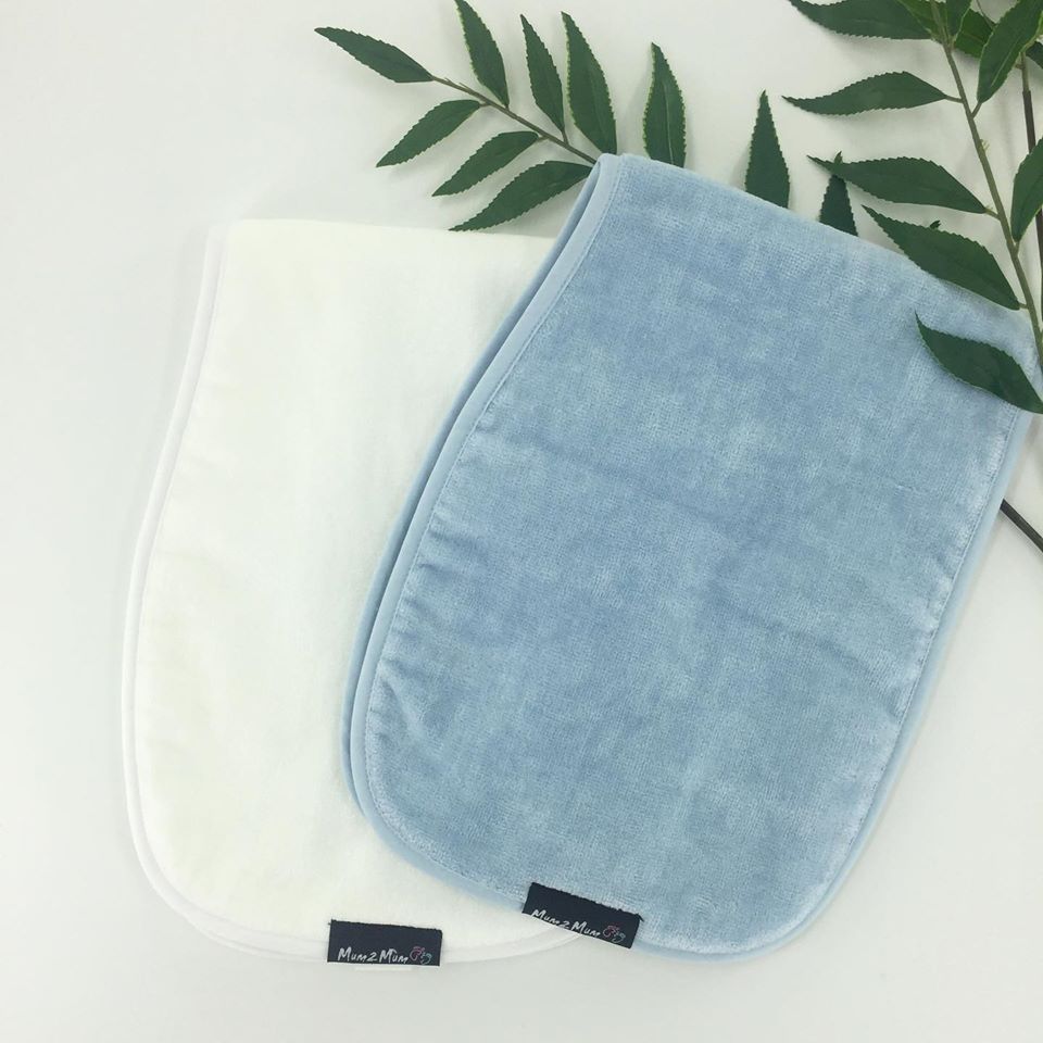 Mum 2 Mum Super Soft Burp Cloth - Baby Blue