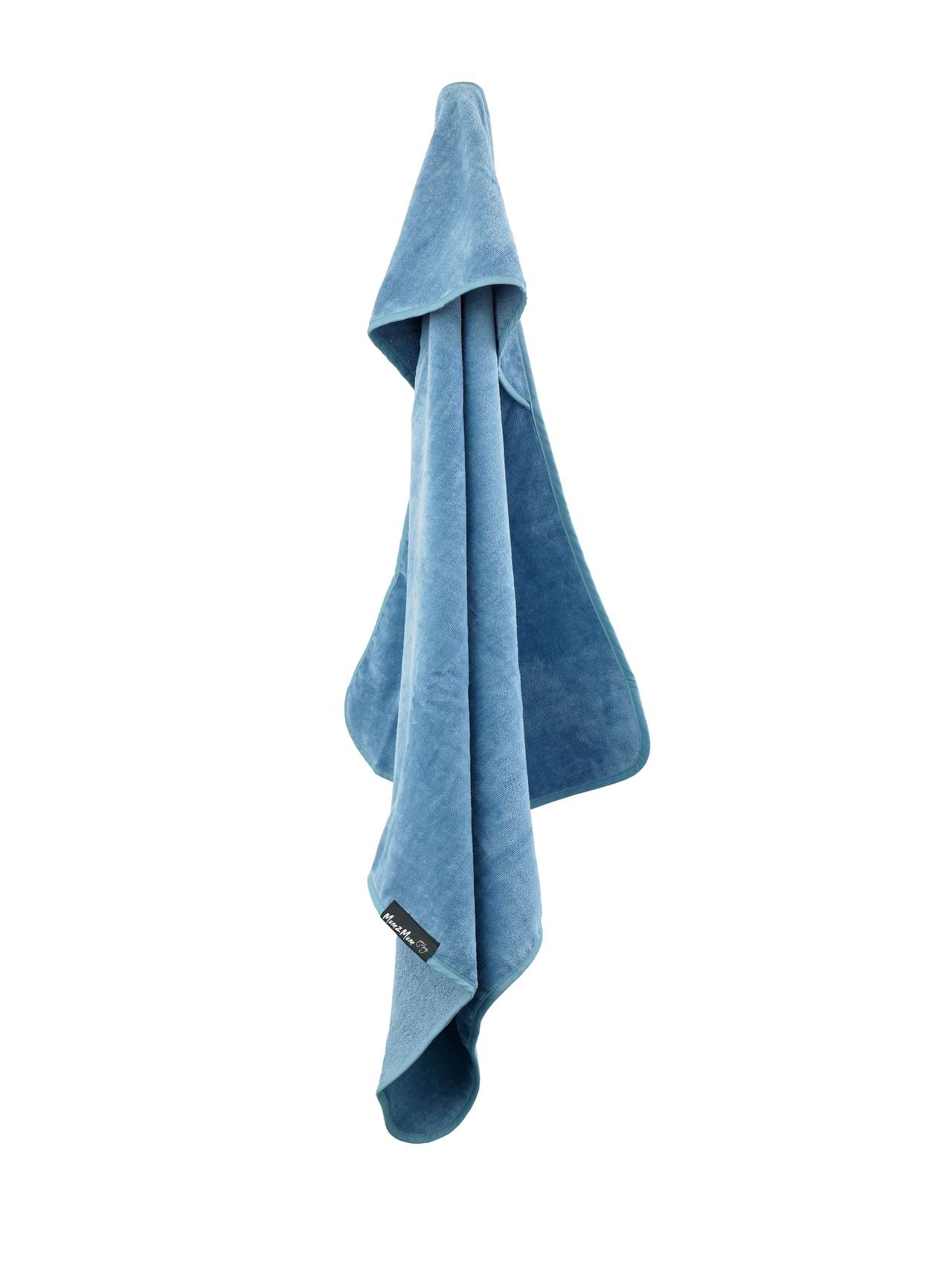 Mum 2 Mum Hooded Towel - Denim Blue
