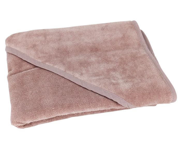 Serviette à capuche Mum 2 Mum rose bébé