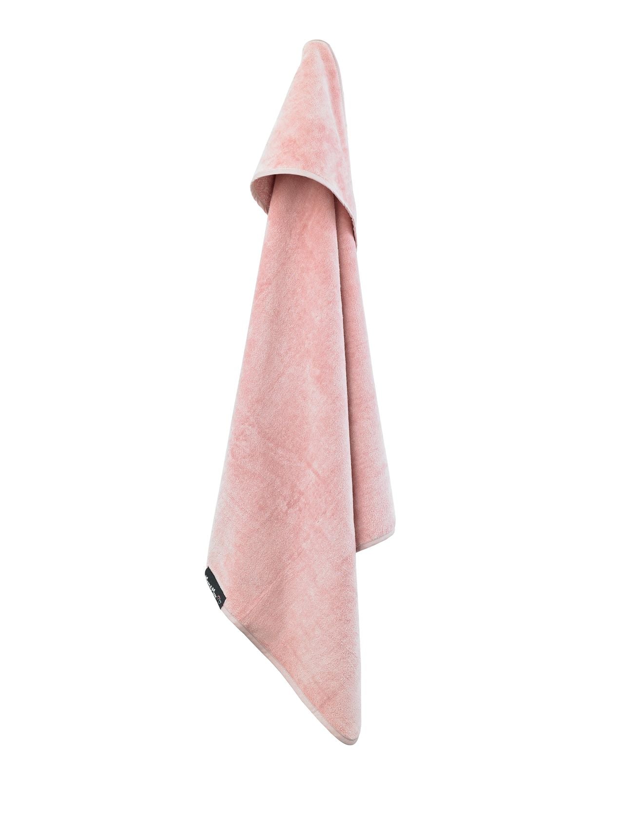Serviette à capuche Mum 2 Mum rose bébé
