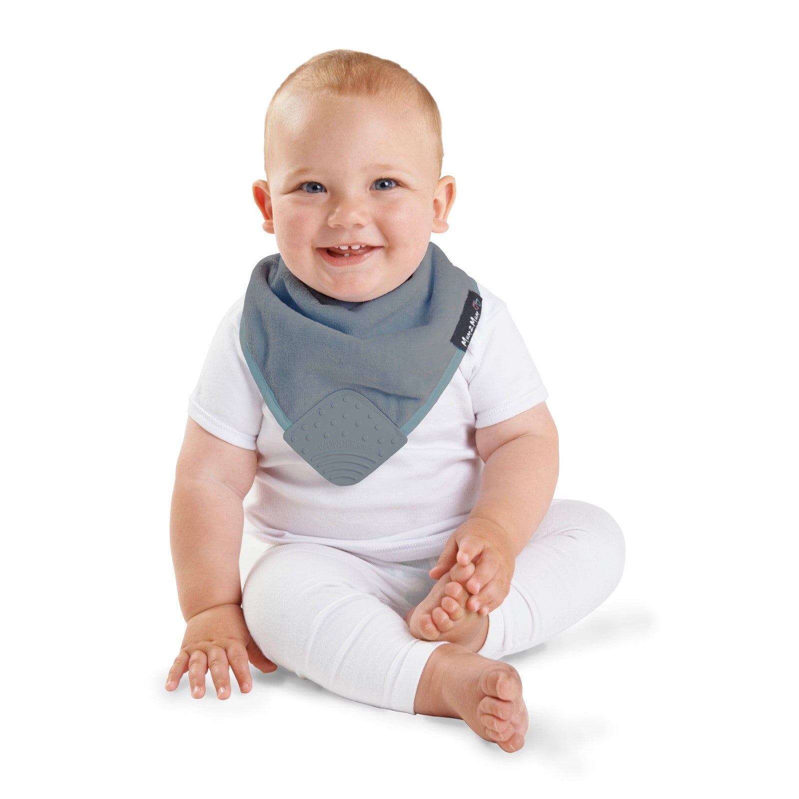 Babero Wonder con bandana y mordedor para mamá, 2 mamás, seis colores
