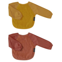 2 PACK - Choose your own Colours SMALL Sleeved Bib - EARTH TONES
