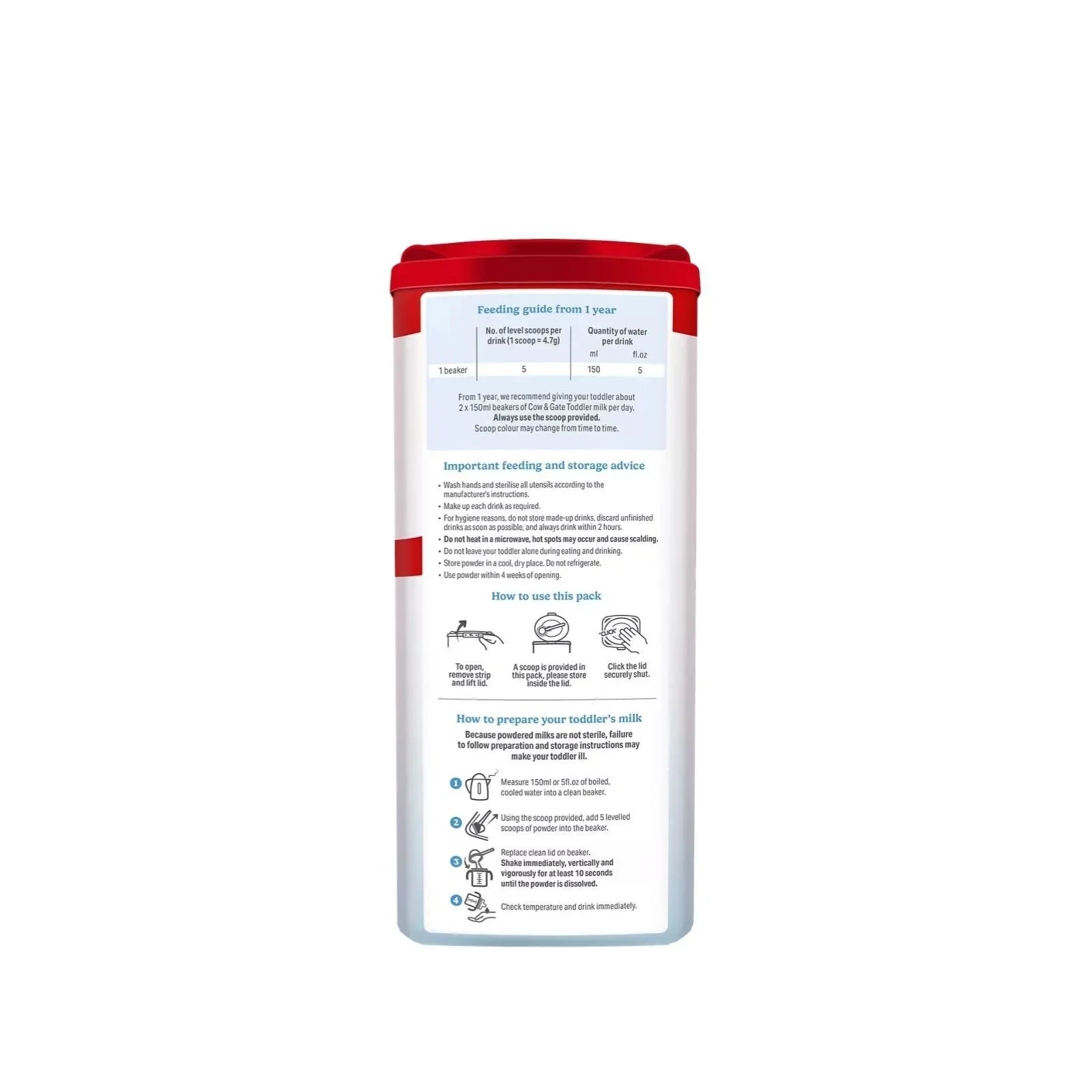 Cow and Gate 3 Growing Up Milk Formula - 1+ year 800g