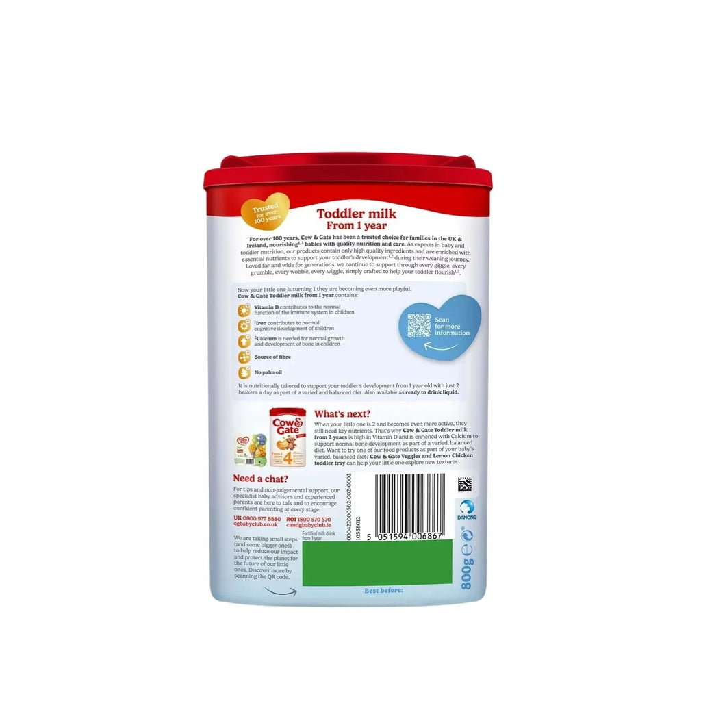 Cow and Gate 3 Growing Up Milk Formula - 1+ year 800g