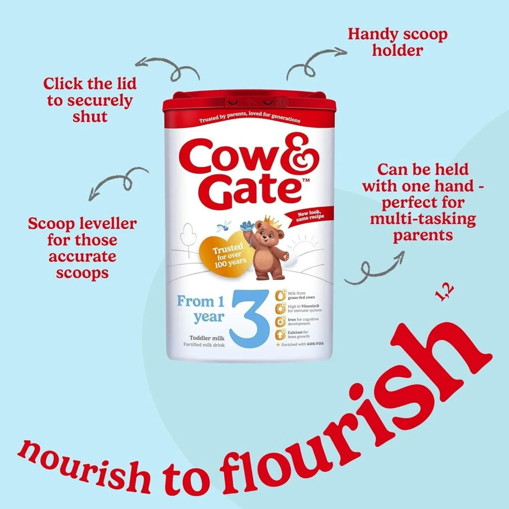 Cow and Gate 3 Growing Up Milk Formula - 1+ year 800g