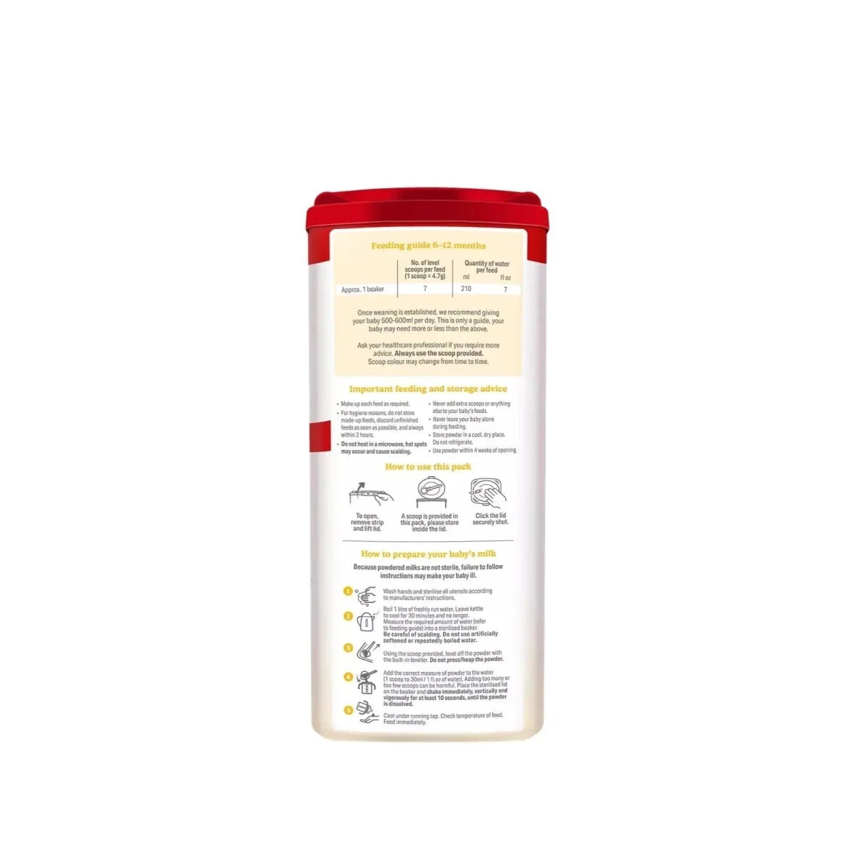 Cow and Gate 2 Follow On Milk Formula - 6-12 months 800g
