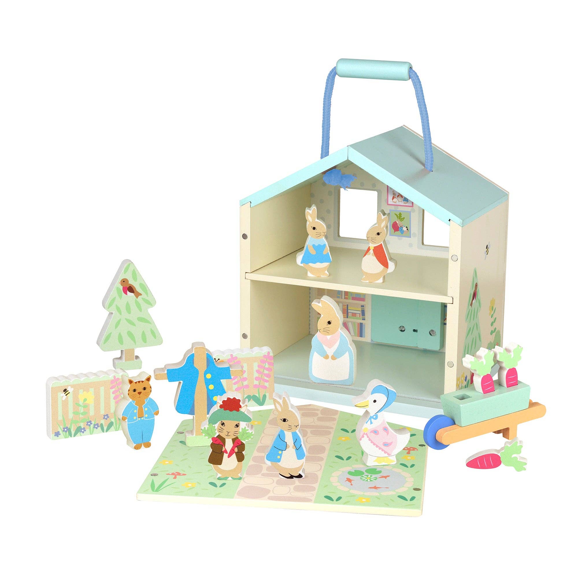 Wooden Peter Rabbit™ Play House Adventure Set