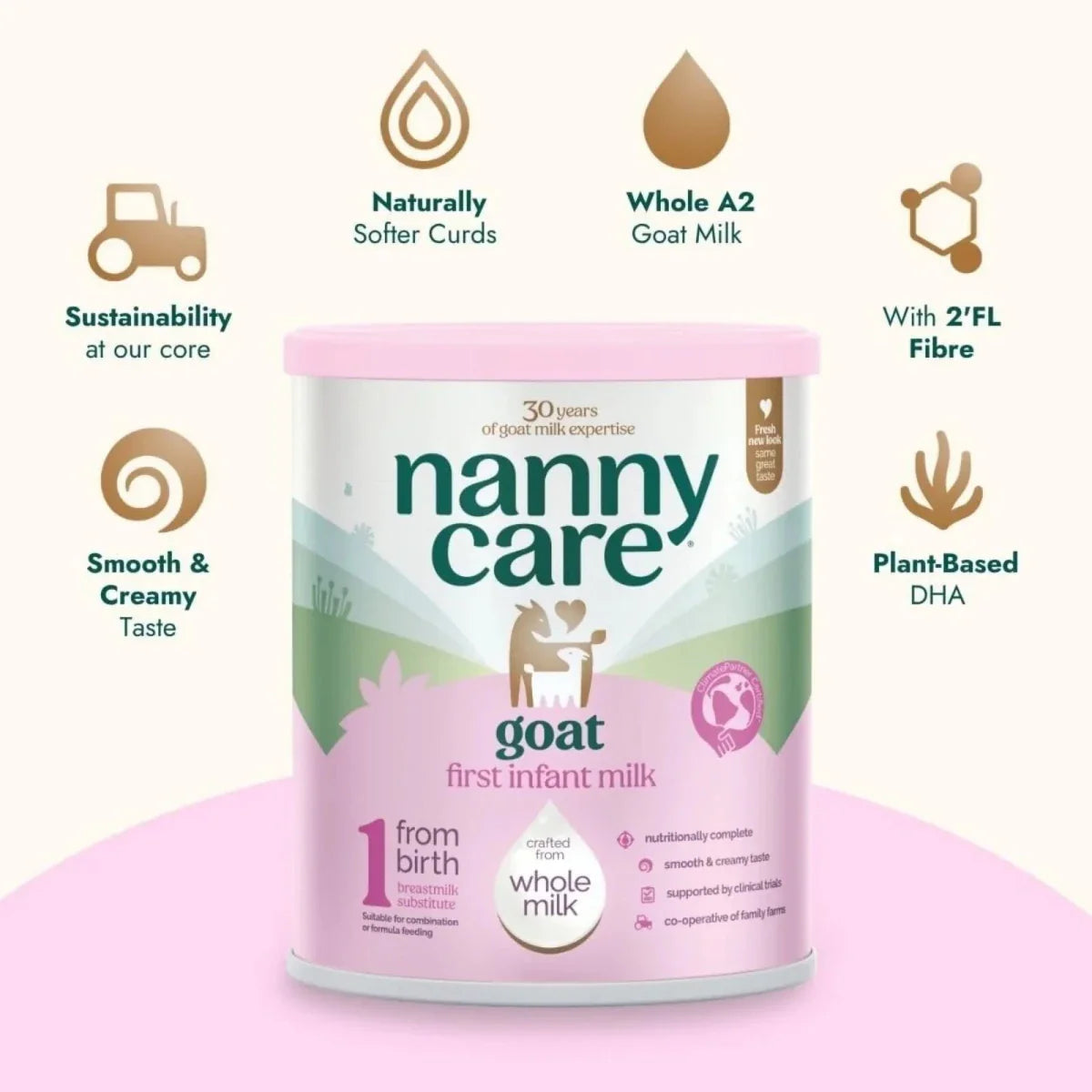Nannycare First Infant Goat Milk Formula - Stage 1 - 800g