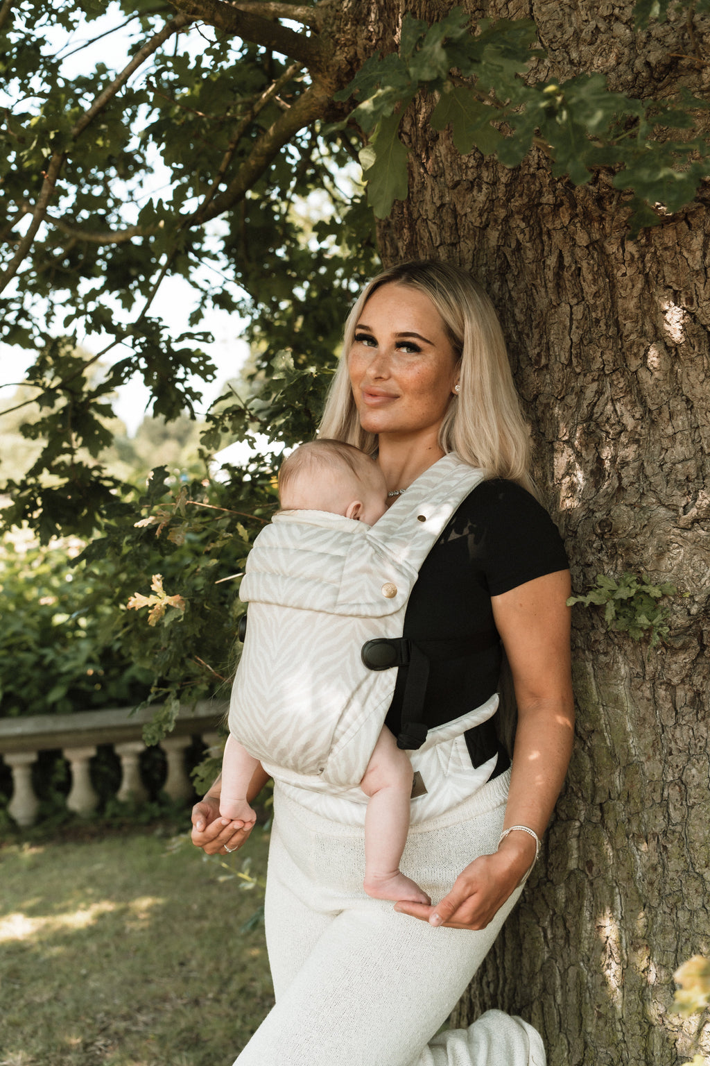 Bizzi Growin Nomad Air Animal Print Baby Carrier - Gazelle