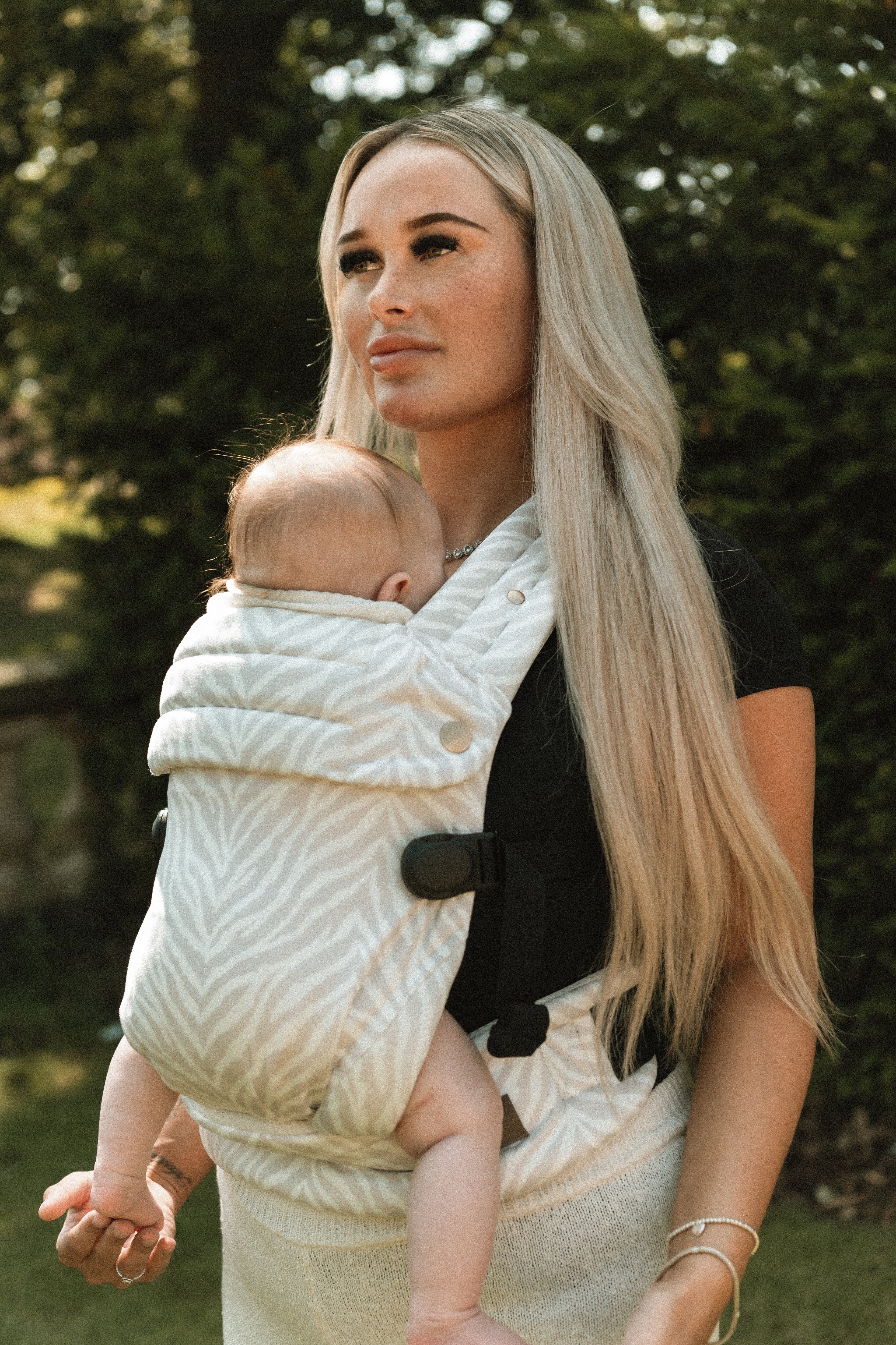 Bizzi Growin Nomad Air Animal Print Baby Carrier - Gazelle