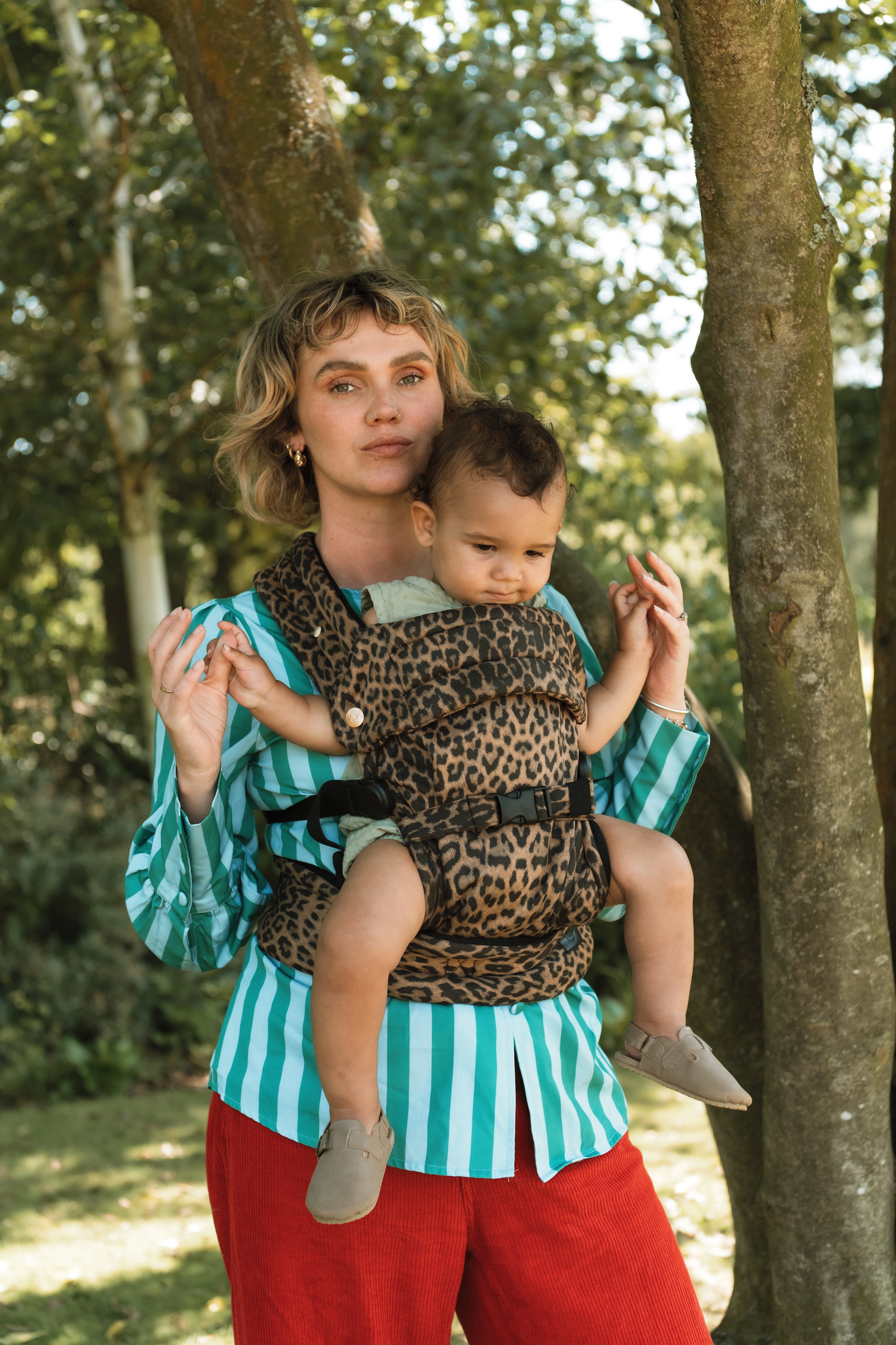 Bizzi Growin Nomad Air Animal Print Baby Carrier - Savannah