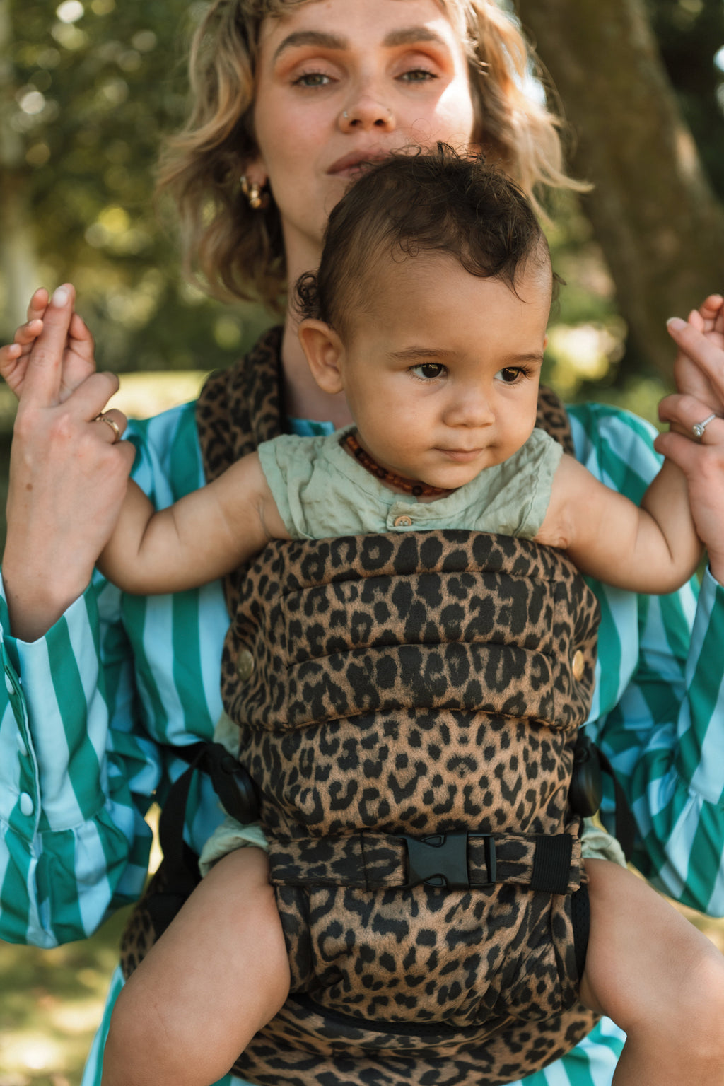 Bizzi Growin Nomad Air Animal Print Baby Carrier - Savannah