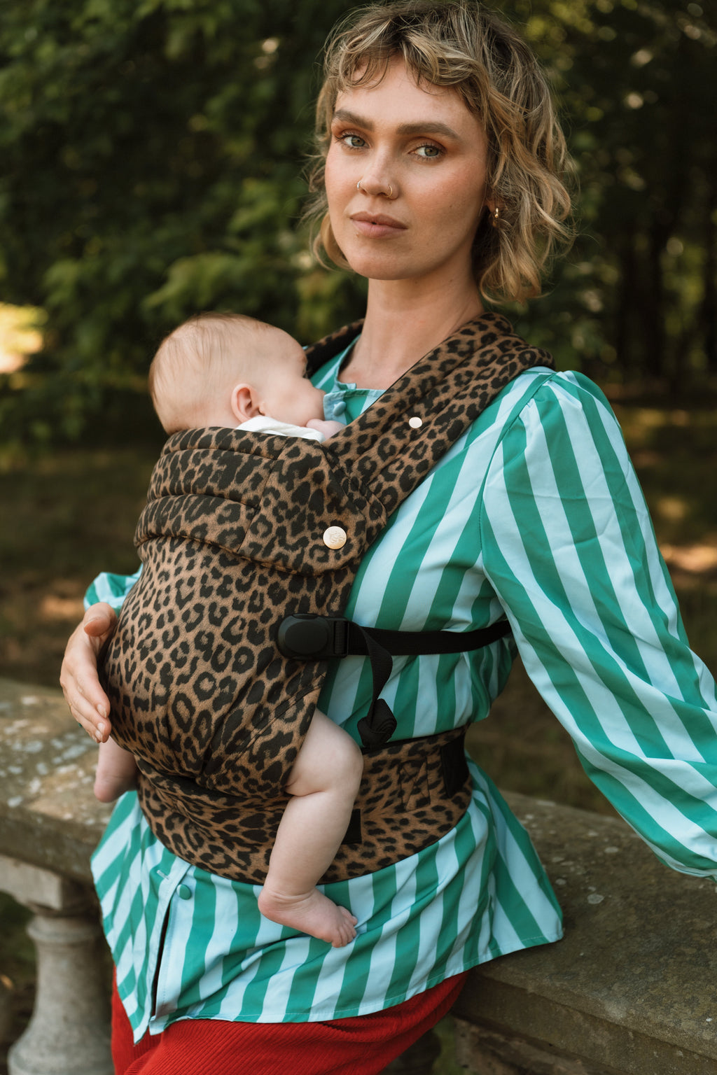Bizzi Growin Nomad Air Animal Print Baby Carrier - Savannah