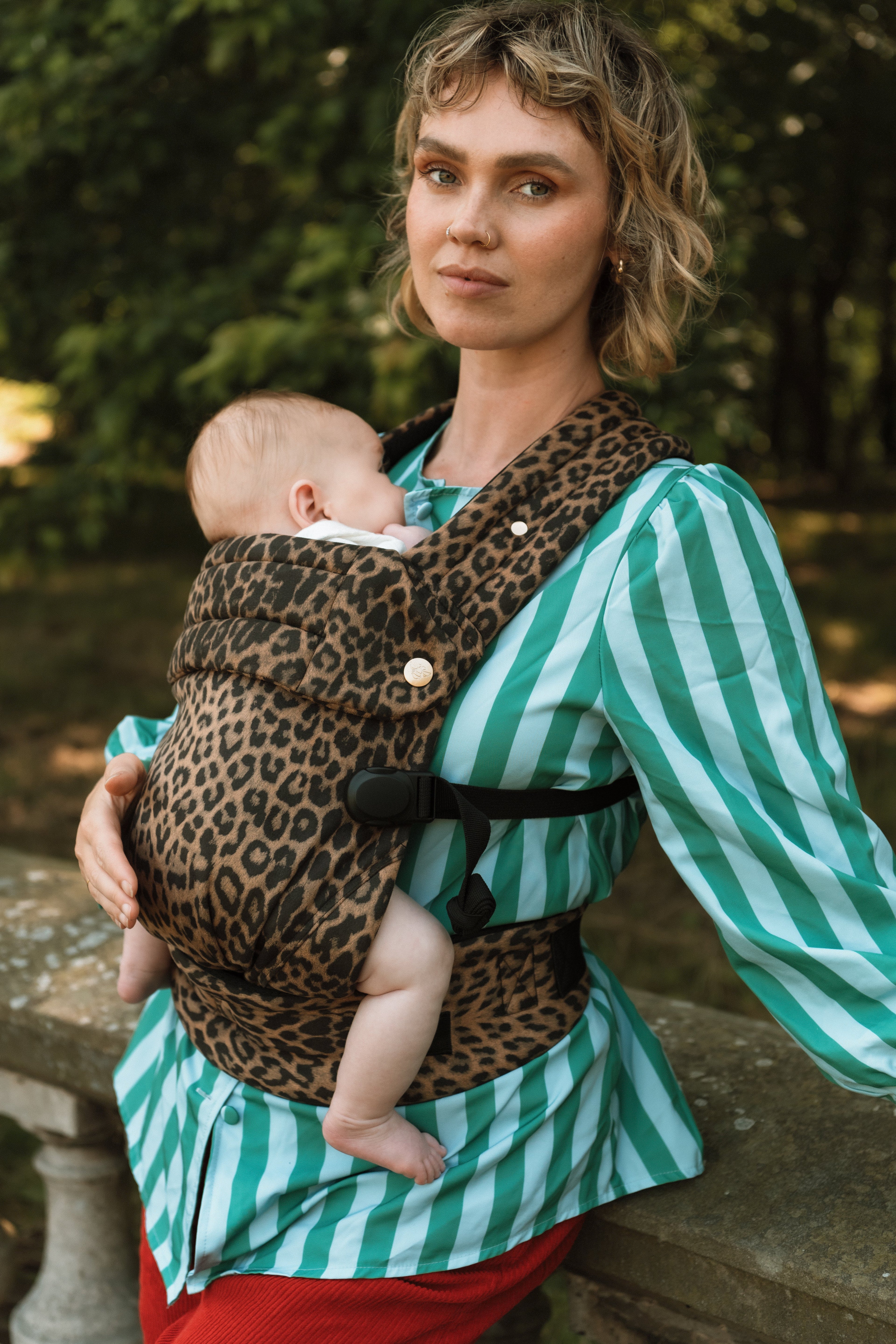 Bizzi Growin Nomad Air Animal Print Baby Carrier - Savannah