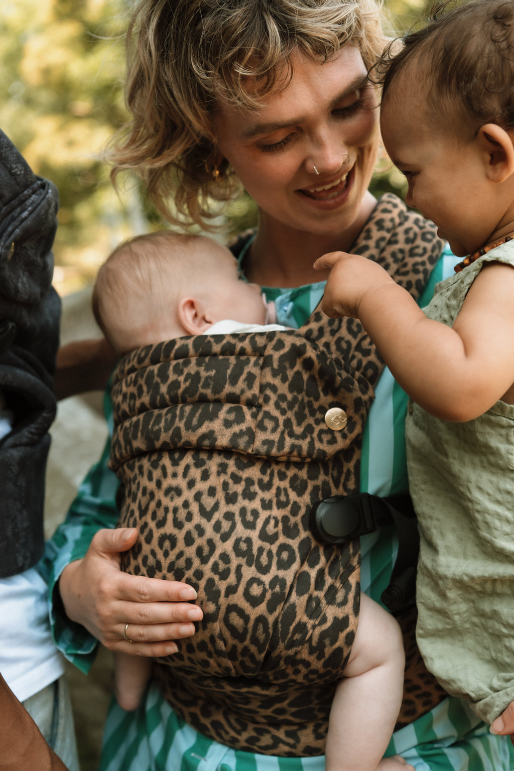 Bizzi Growin Nomad Air Animal Print Baby Carrier - Savannah