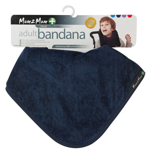 3 PACK Mum 2 Mum PLUS Adult Bandana - Navy / Denim / Teal