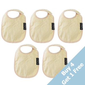 5 PACK - Mum 2 Mum Infant Wonder Bibs - 5 OF ANY ONE COLOUR