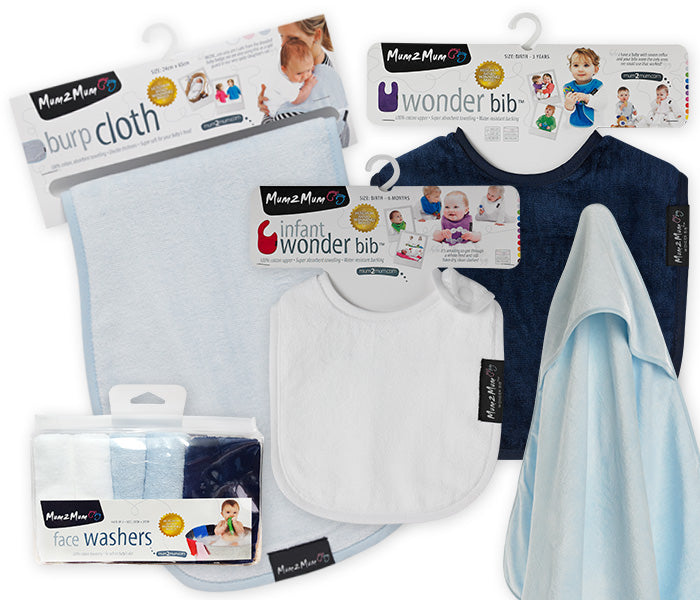 Bundle - Mum 2 Mum New-born Gift Pack - Blues