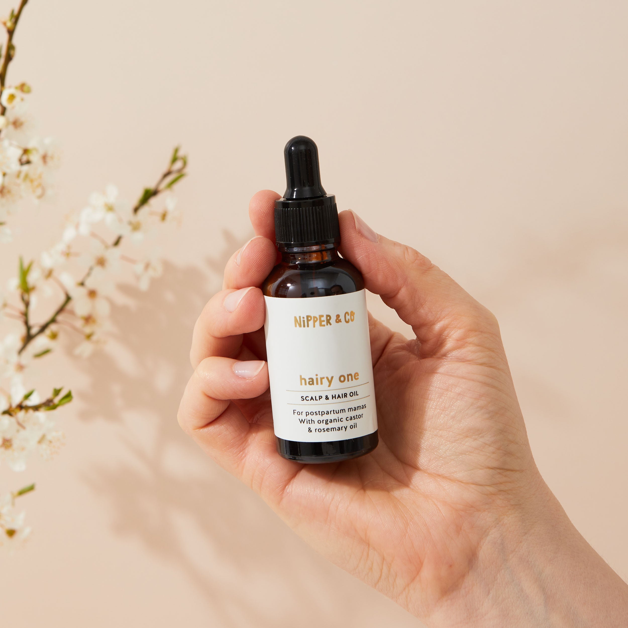 Hair Serum with Rosemary and Castor Oil, for healthy hair growth