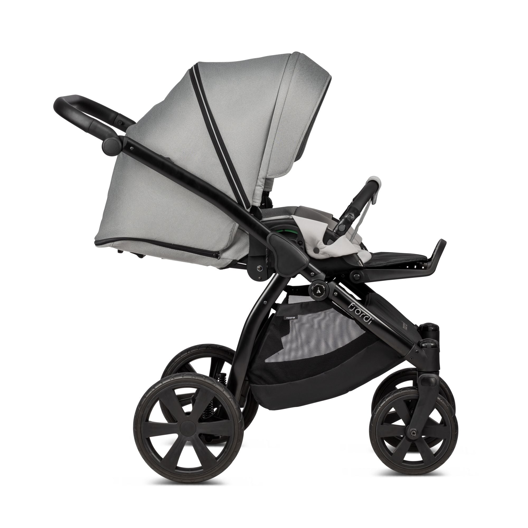 Noordi Fjordi V1 3in1 with Joie i-Snug 2 Car Seat - Grey
