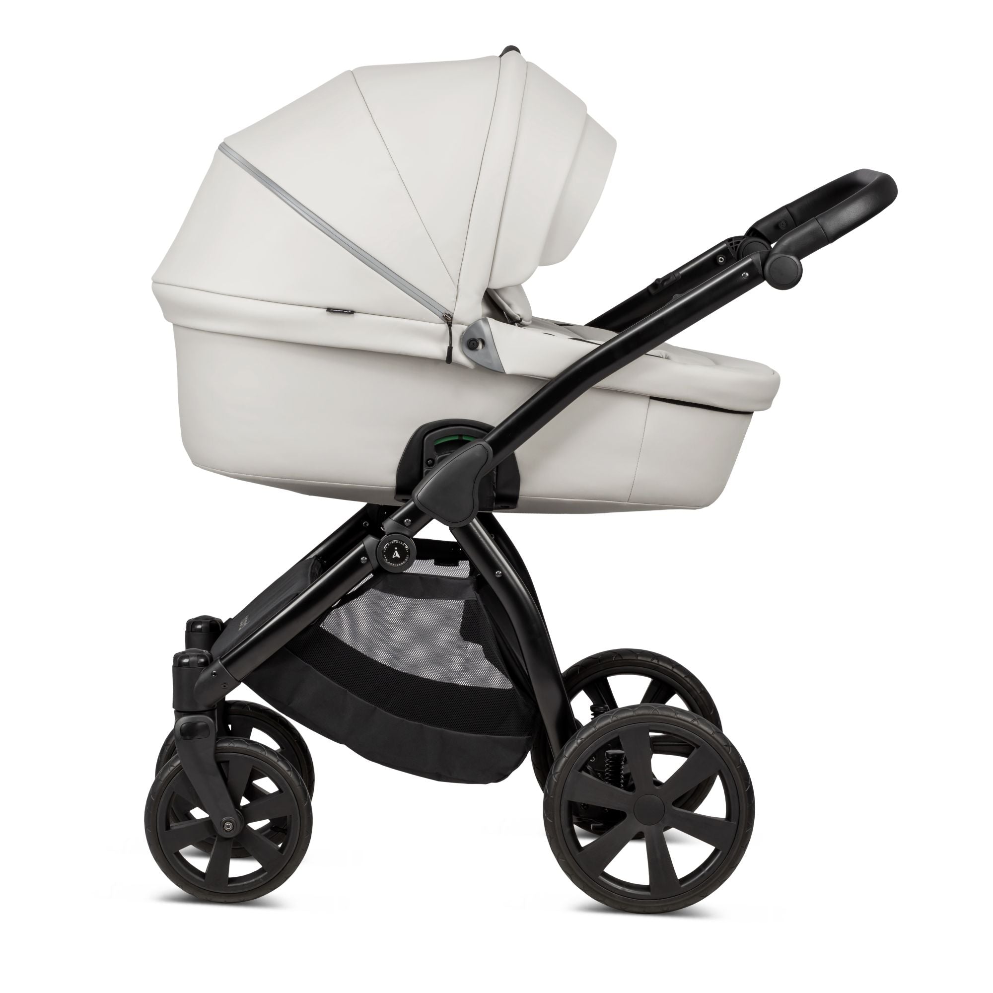 Noordi Fjordi V1 Leather 3in1 with Joie i-Snug 2 Car Seat - Cloud