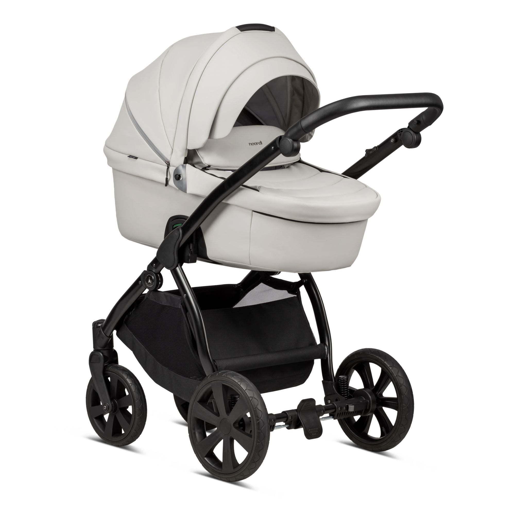 Noordi Fjordi V1 Leather 3in1 with Joie i-Snug 2 Car Seat - Cloud