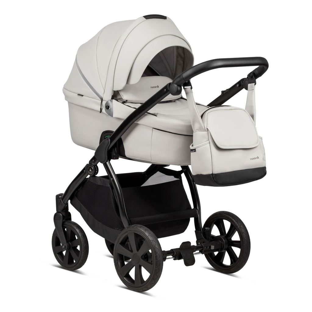 Noordi Fjordi V1 Leather 3in1 with Joie i-Snug 2 Car Seat - Cloud