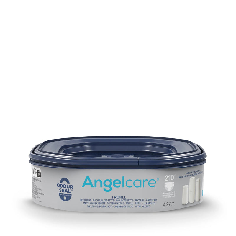 Angelcare Classic XL Nappy Bin Starter With 4 Pk Refills