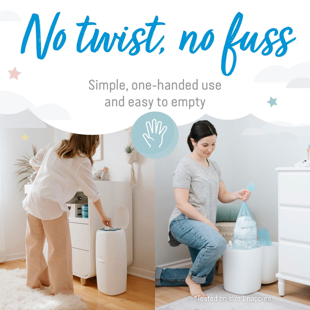 Angelcare Nappy Bin Refill Cassettes - 3 Pack