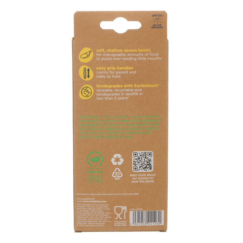 Vital Baby Nourish Start Weaning Spoons - 5 Pack