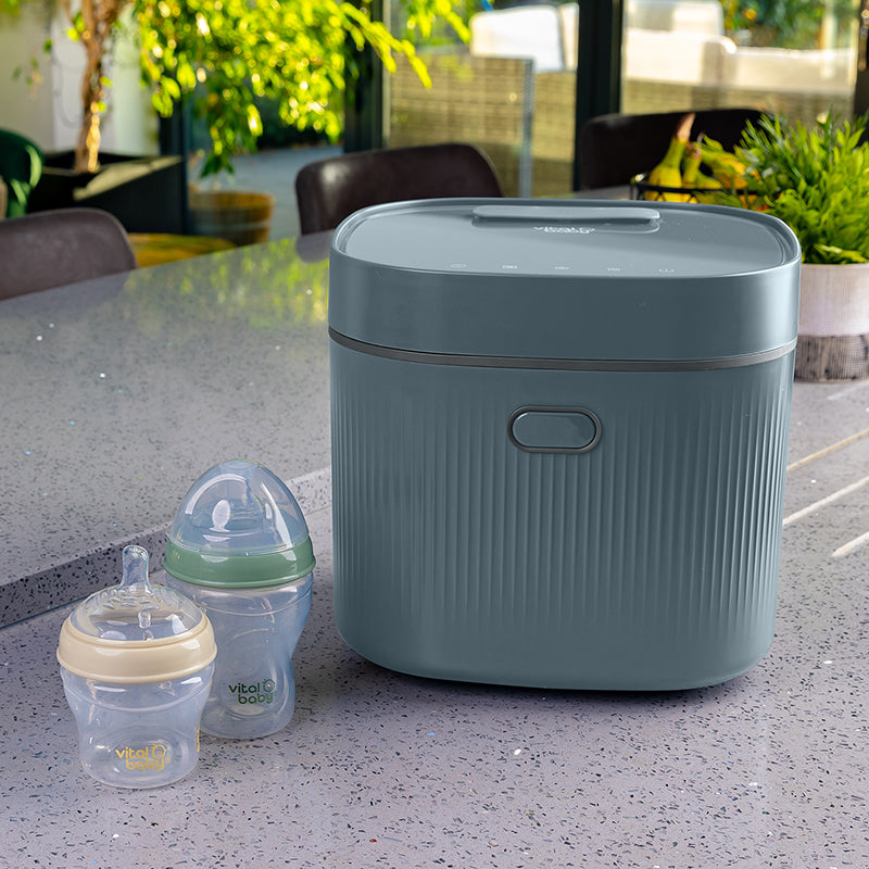 Vital Baby Nurture Advanced Pro UV Steriliser & Dryer - Smoky Blue