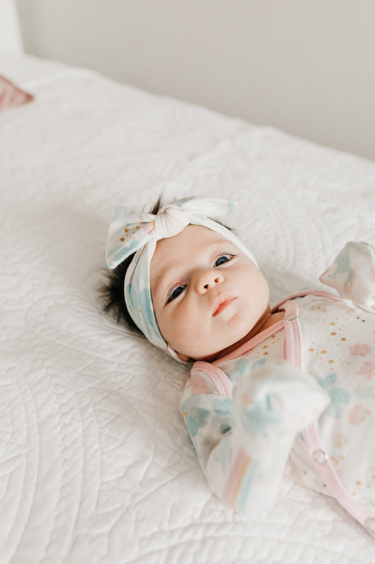 Copper Pearl Knit Headband - Whimsy